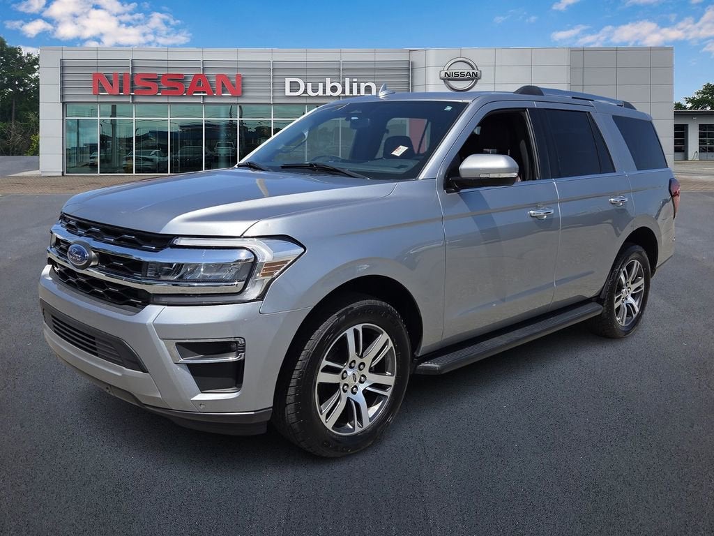 2024 Ford Expedition Limited in Silver — front three-quarter view
