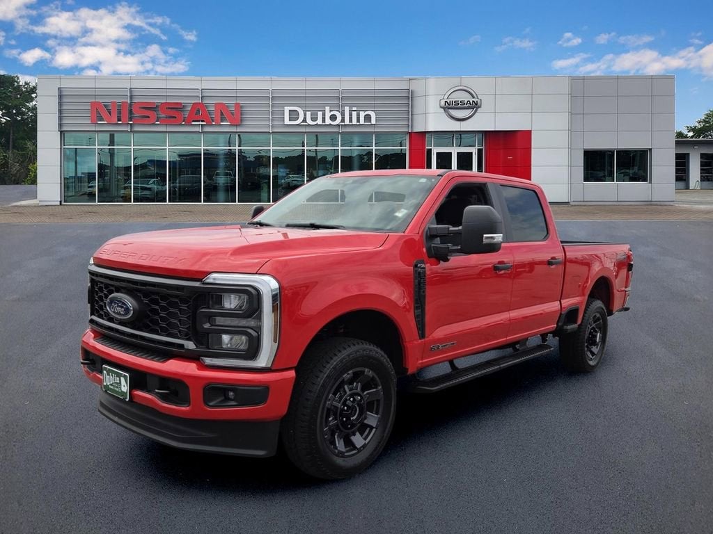 2025 Ford F-250 XL in Red — front three-quarter view