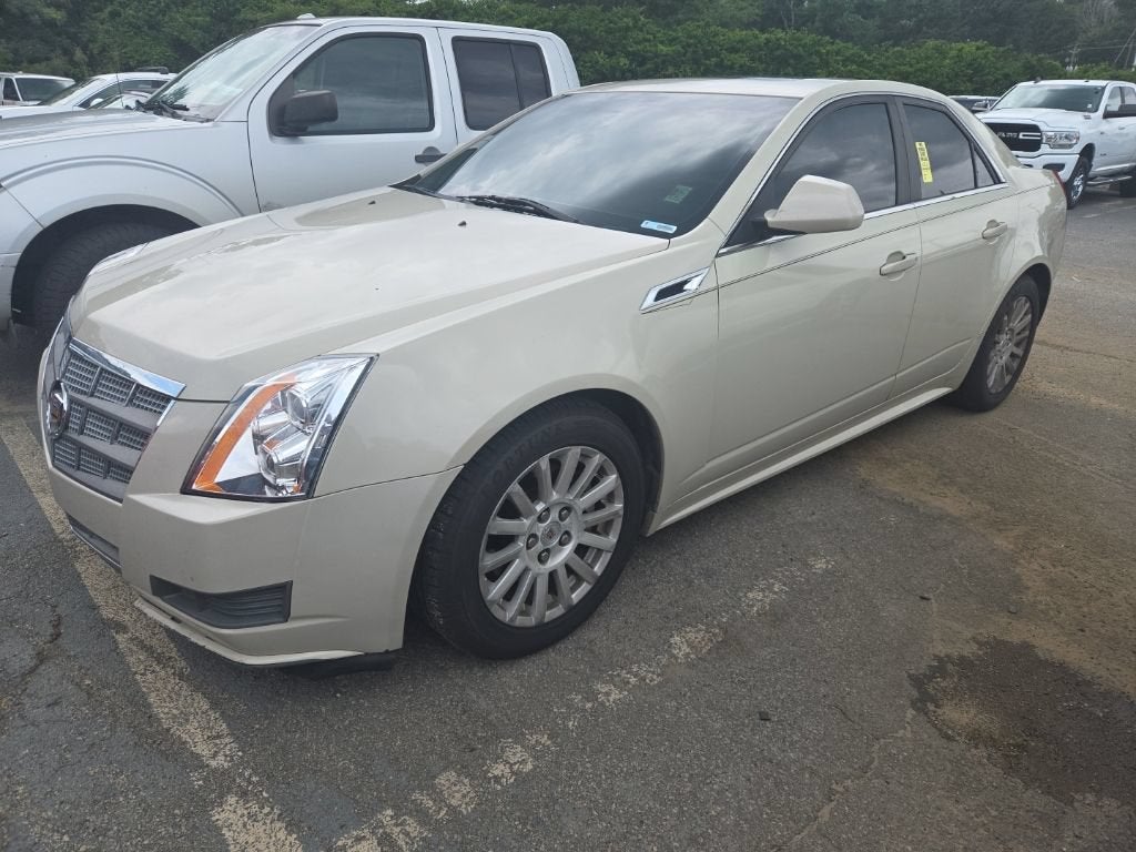 2011 Cadillac CTS Luxury in Vanilla Latte Metallic — front three-quarter view