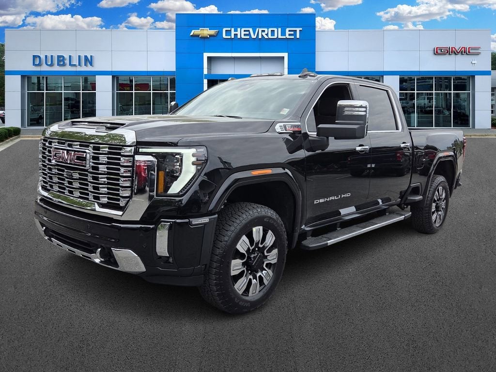 2026 GMC Sierra 2500 HD Denali in Onyx Black — front three-quarter view